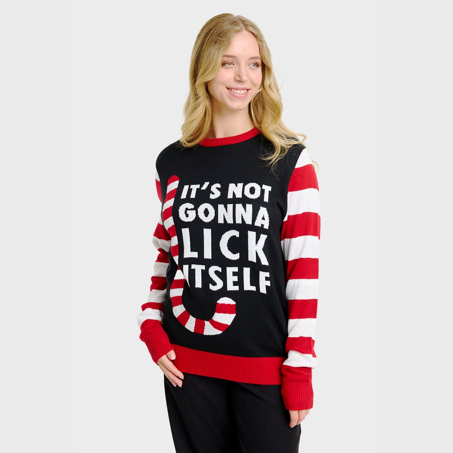 Candy Cane maglione natalizio – Donna